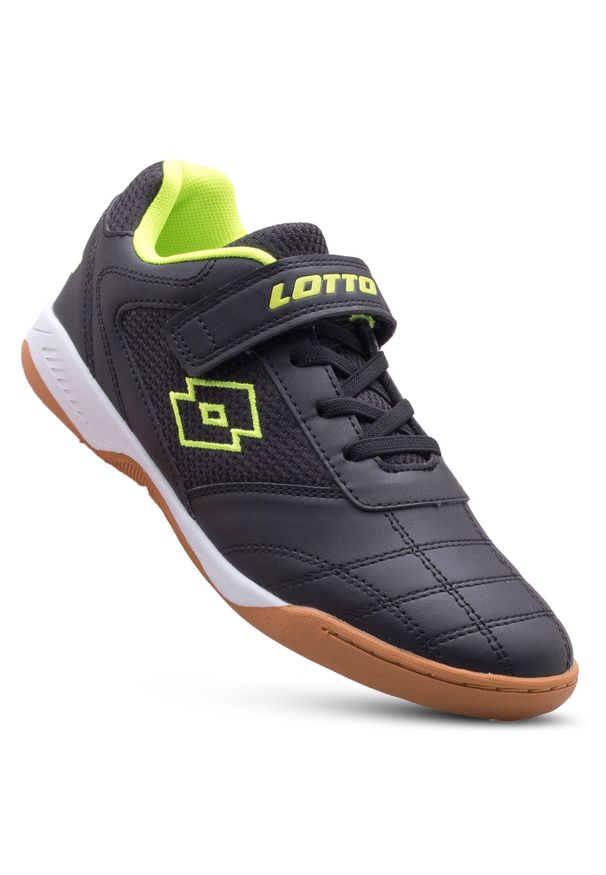 Buty halowe dla dzieci LOTTO WHIZZER K. Kolor: wielokolorowy, żółty, czarny, brązowy, zielony