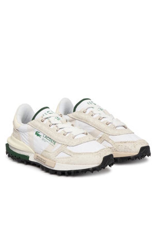 Lacoste Sneakersy Elite Active 51SFA0171 Biały. Kolor: biały. Materiał: skóra, zamsz