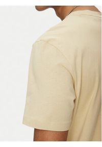 Hugo - HUGO T-Shirt Dulivio 50467556 Beżowy Regular Fit. Kolor: beżowy. Materiał: bawełna #3