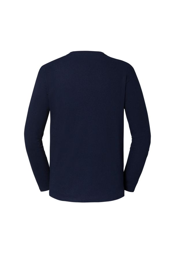 FRUIT OF THE LOOM - Koszulka Z Długim Rękawem Unisex Dla Dorosłych Iconic 195. Kolor: niebieski. Długość rękawa: długi rękaw. Długość: długie