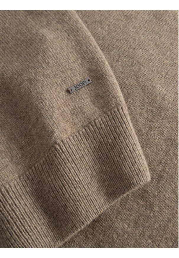JOOP! Sweter 17 JK-16Luanor 30047357 Beżowy Modern Fit. Kolor: beżowy. Materiał: wełna