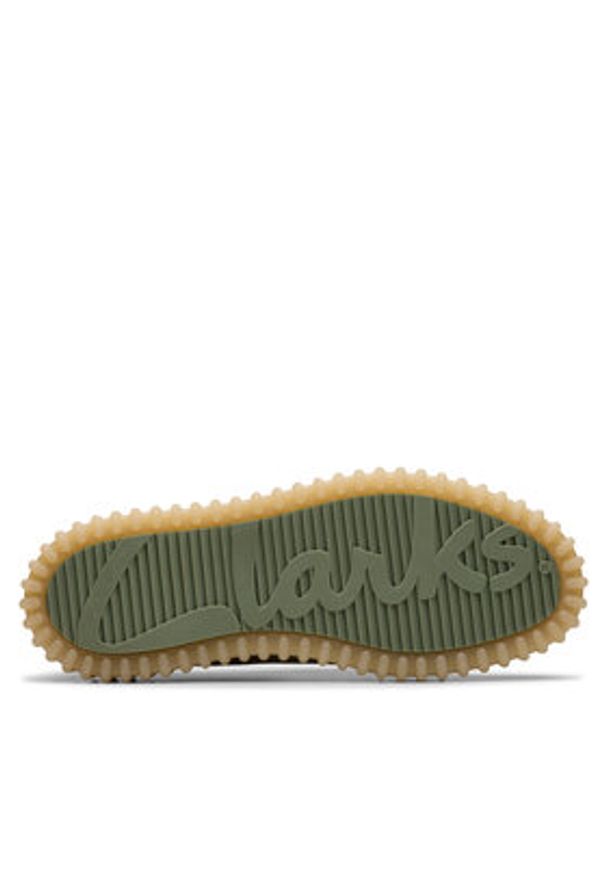Clarks Półbuty Torhill Bee 26181190 Zielony. Kolor: zielony. Materiał: skóra, nubuk