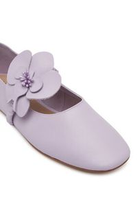 Aldo Baleriny Floralina 13966793 Fioletowy. Kolor: fioletowy. Materiał: skóra