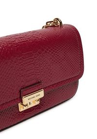 MICHAEL Michael Kors Torebka Tribeca 30T5G2RL7L Bordowy. Kolor: czerwony. Materiał: skórzane
