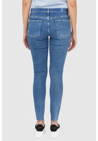 7 FOR ALL MANKIND Niebieskie jeansy damskie HW SKINNY SLIM ILLUSION Stride, Rozmiar 29. Kolor: niebieski #4