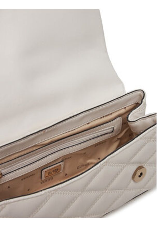 Guess Torebka HWQG96 32210 Biały. Kolor: biały. Materiał: skórzane