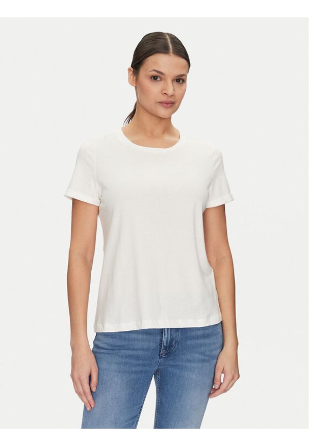 Vero Moda T-Shirt Blair 10325914 Biały Regular Fit. Kolor: biały. Materiał: bawełna