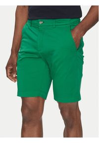 Hechter Paris Szorty materiałowe 26664 151365 Zielony Regular Fit. Kolor: zielony. Materiał: bawełna #5