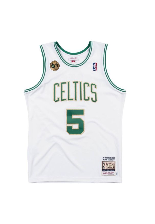 Mitchell & Ness - Koszulka Nba Boston Celtics Kevin Garnett. Kolor: biały. Sport: koszykówka