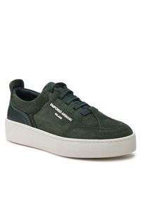 Emporio Armani Sneakersy X3X207 XR158 00571 Zielony. Kolor: zielony. Materiał: skóra, zamsz #3