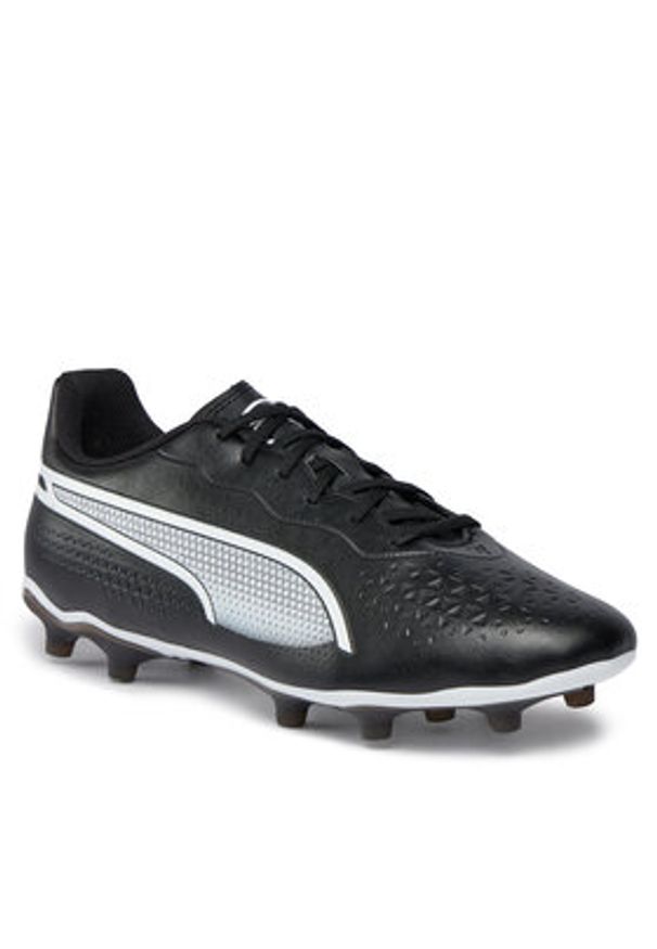 Puma Buty do piłki nożnej King Match FG/AG 107570 01 Czarny. Kolor: czarny. Materiał: skóra