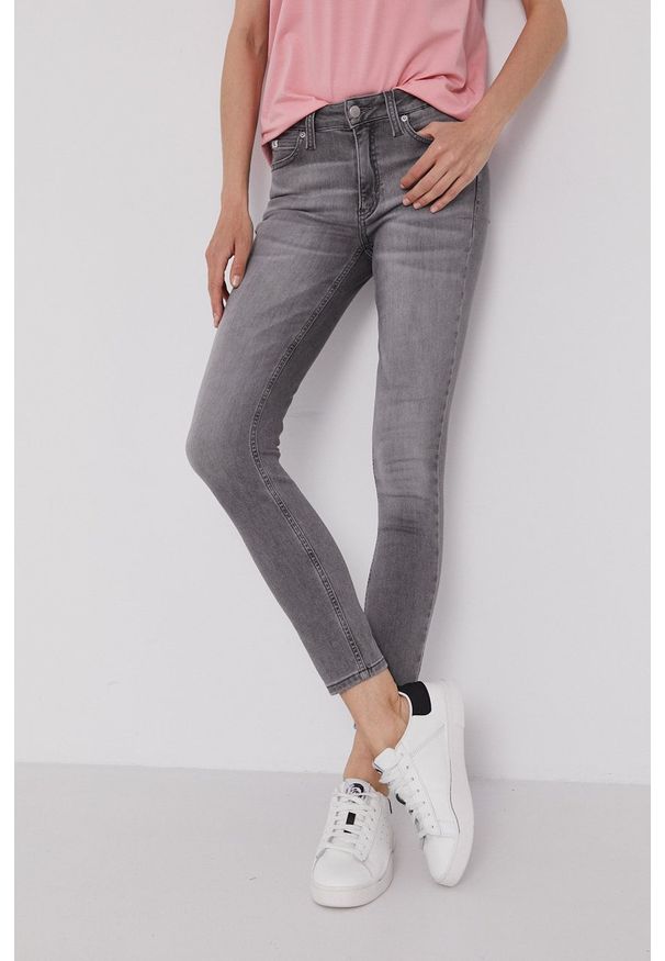Calvin Klein Jeans - Jeansy. Kolor: szary