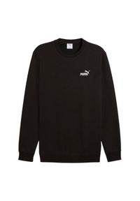 Puma - Męska Bluza Z Okrągłym Dekoltem ESS No.1 Small Logo. Kolor: czarny