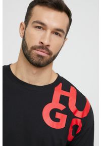 Hugo - HUGO dres lounge kolor czarny. Kolor: czarny. Materiał: dresówka #4