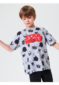 Sinsay - Koszulka Star Wars - szary. Kolor: szary. Wzór: motyw z bajki #1
