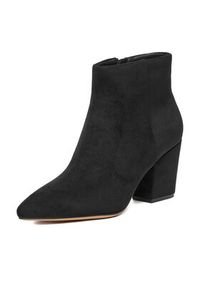 Nine West Botki CEO-ZAKIA-01 Czarny. Kolor: czarny. Materiał: materiał #6
