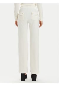 Juicy Couture Spodnie dresowe Del Ray JCAP180G Écru Regular Fit. Materiał: syntetyk #4