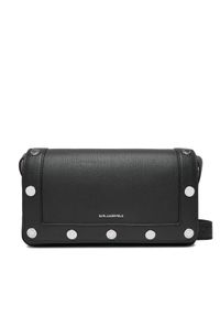 Karl Lagerfeld - KARL LAGERFELD Torebka A4W30121 Czarny. Kolor: czarny. Materiał: skórzane