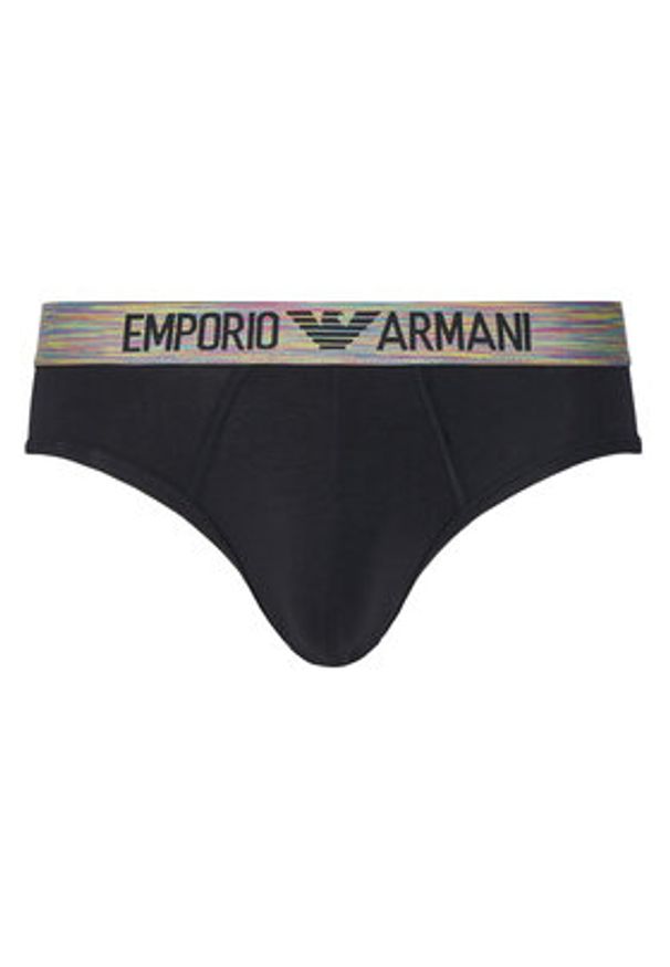 Emporio Armani Underwear Komplet slipów EM000250 AF10798 MC104 Kolorowy. Materiał: bawełna. Wzór: kolorowy