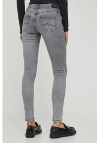 Pepe Jeans jeansy damskie kolor szary. Kolor: szary #4