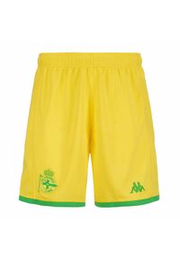 Kappa - Szorty dla dzieci Deportivo La Corogne Kombat Ryder 2023/24. Kolor: zielony, wielokolorowy, żółty. Styl: sportowy