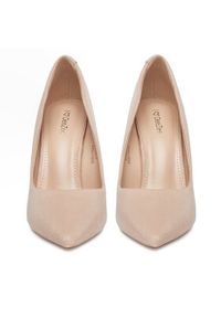 DeeZee Szpilki DZ0031 Beżowy. Kolor: beżowy. Materiał: materiał. Obcas: na szpilce #3