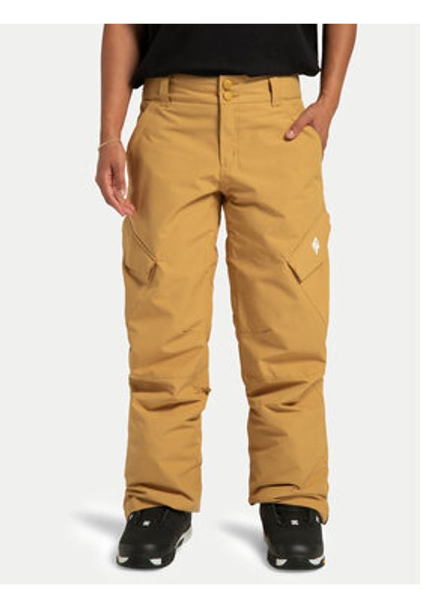 DC Shoes Spodnie snowboardowe Nonchalant ADJTP03023 Żółty Regular Fit. Kolor: żółty. Materiał: syntetyk. Sport: snowboard