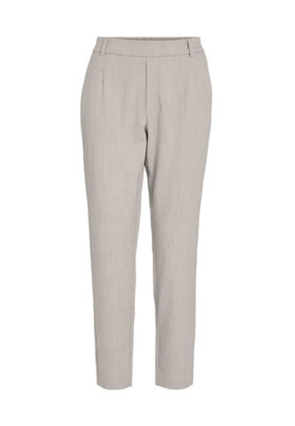 Vila Chinosy Varone 14087406 Szary Slim Fit. Kolor: szary. Materiał: syntetyk