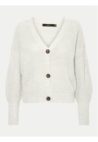 Vero Moda Kardigan Lea 10249632 Biały Regular Fit. Kolor: biały. Materiał: syntetyk #3