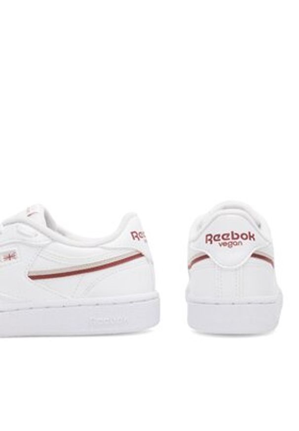 Reebok Sneakersy Club C 85 Vegan GW0932 Biały. Kolor: biały. Materiał: skóra. Model: Reebok Club