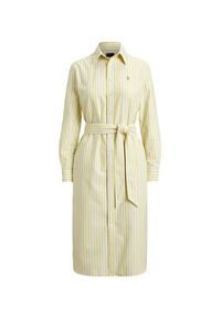 Polo Ralph Lauren Sukienka koszulowa 211959901501 Żółty Regular Fit. Typ kołnierza: polo. Kolor: żółty. Materiał: bawełna. Typ sukienki: koszulowe #4