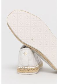 GANT - Gant Espadryle skórzane kolor biały. Nosek buta: okrągły. Kolor: biały. Materiał: skóra #4