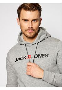 Jack & Jones - Jack&Jones Bluza Corp Old Logo 12137054 Szary Regular Fit. Kolor: szary. Materiał: bawełna