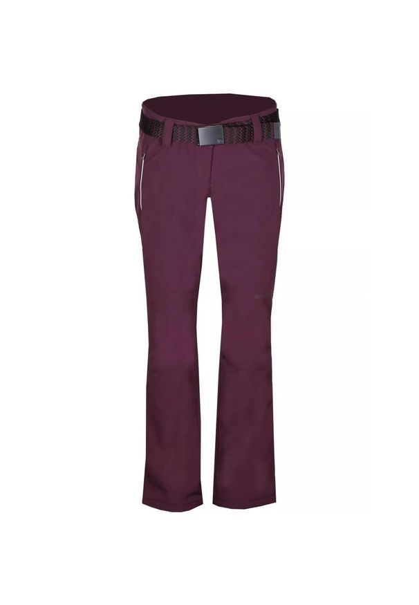 FUNDANGO - Spodnie narciarskie damskie GALENA Softshell Pants. Kolor: fioletowy. Materiał: softshell. Sport: narciarstwo