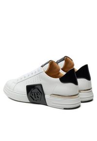 Philipp Plein - PHILIPP PLEIN Sneakersy FADS USC0565 PLE025N Biały. Kolor: biały. Materiał: skóra #4