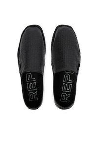 Replay - REPLAY Espadryle GMF16 .000.C0061S Czarny. Kolor: czarny. Materiał: materiał #3
