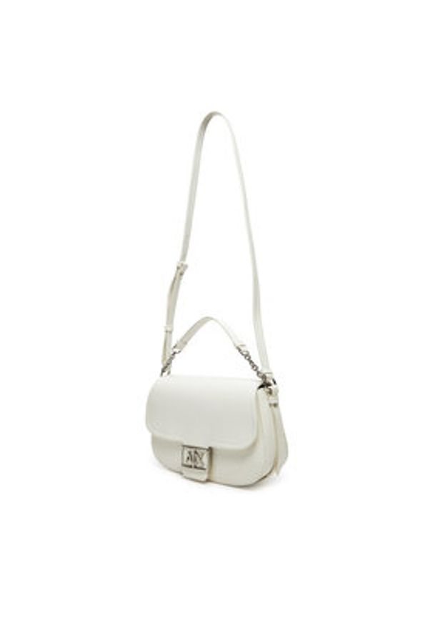 Armani Exchange Torebka XW000940 AF13687 U0003 Biały. Kolor: biały. Materiał: skórzane