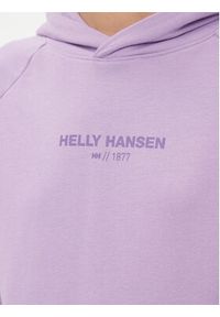 Helly Hansen Bluza Core 54033 Fioletowy Regular Fit. Kolor: fioletowy. Materiał: bawełna #6