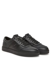 Calvin Klein Sneakersy Clean Cup Low Lace Tape HM0HM01898 Czarny. Kolor: czarny. Materiał: skóra