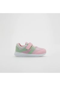 Reserved - Sneakersy z łączonych materiałów - Fioletowy. Kolor: fioletowy. Materiał: materiał
