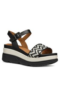 Geox Sandały D Gardenia D55HBA 0TC43 C9B1S Czarny. Kolor: czarny. Materiał: skóra #3