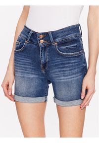 LTB Szorty jeansowe Becky X 60645 15094 Niebieski Slim Fit. Kolor: niebieski. Materiał: bawełna, jeans