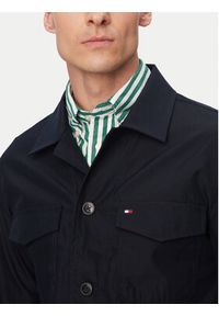 TOMMY HILFIGER - Tommy Hilfiger Kurtka przejściowa MW0MW38712 Granatowy Regular Fit. Kolor: niebieski. Materiał: bawełna #6