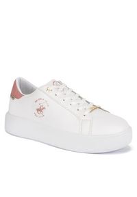 Beverly Hills Polo Club Sneakersy V12-712 Biały. Kolor: biały. Materiał: skóra #6