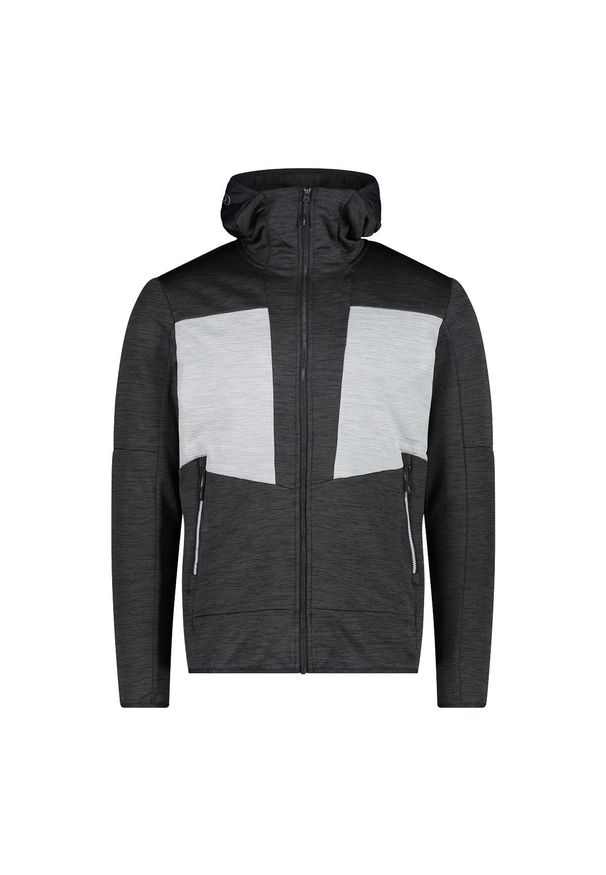 Polarowa bluza z kapturem CMP. Typ kołnierza: kaptur. Kolor: szary, wielokolorowy, brązowy. Materiał: polar. Sezon: zima. Sport: narciarstwo