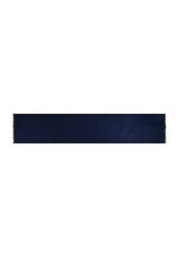 Calvin Klein Szalik Monogram Woven Scarf 35X180 K50K509700 Granatowy. Kolor: niebieski. Materiał: materiał