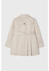 Mayoral płaszcz dziecięcy kolor beżowy. Okazja: na co dzień. Kolor: beżowy. Styl: casual #4