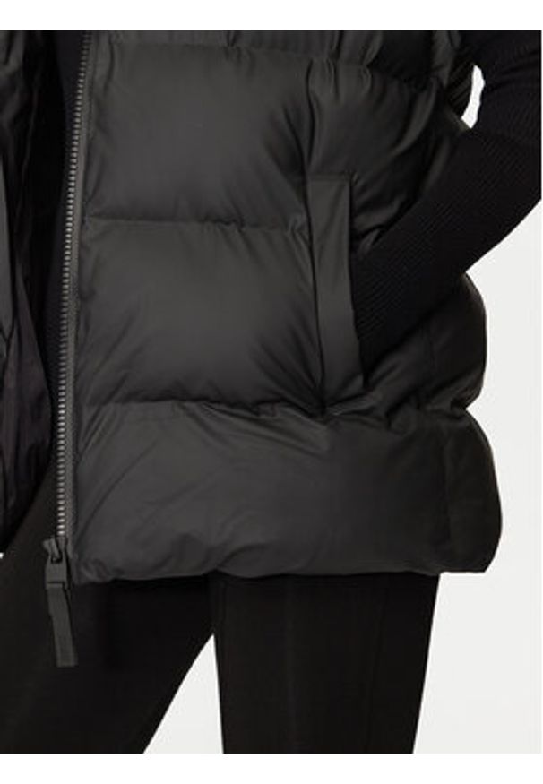 Rains Kamizelka 15140 Czarny Regular Fit. Kolor: czarny. Materiał: syntetyk