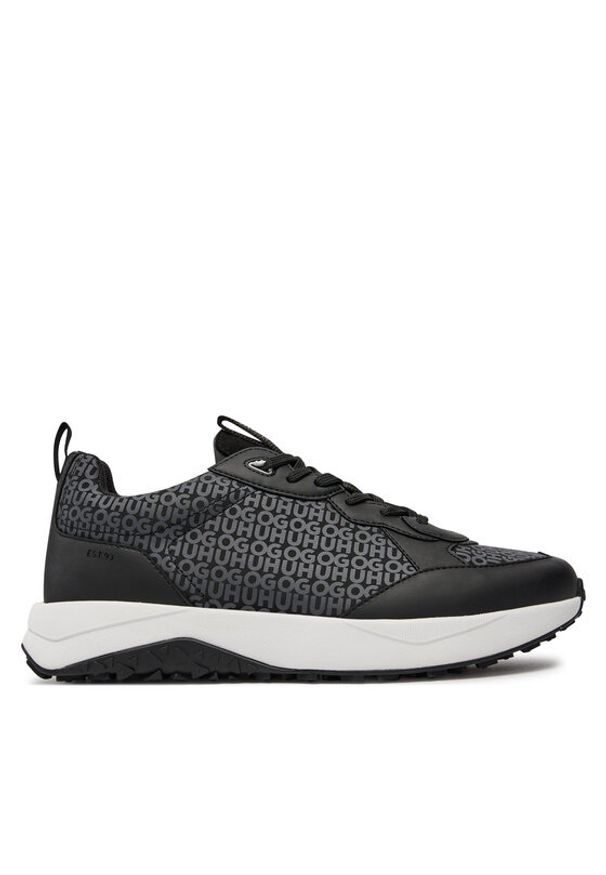 Hugo Sneakersy Kane Runn Mono2 50517257 Czarny. Kolor: czarny. Materiał: materiał