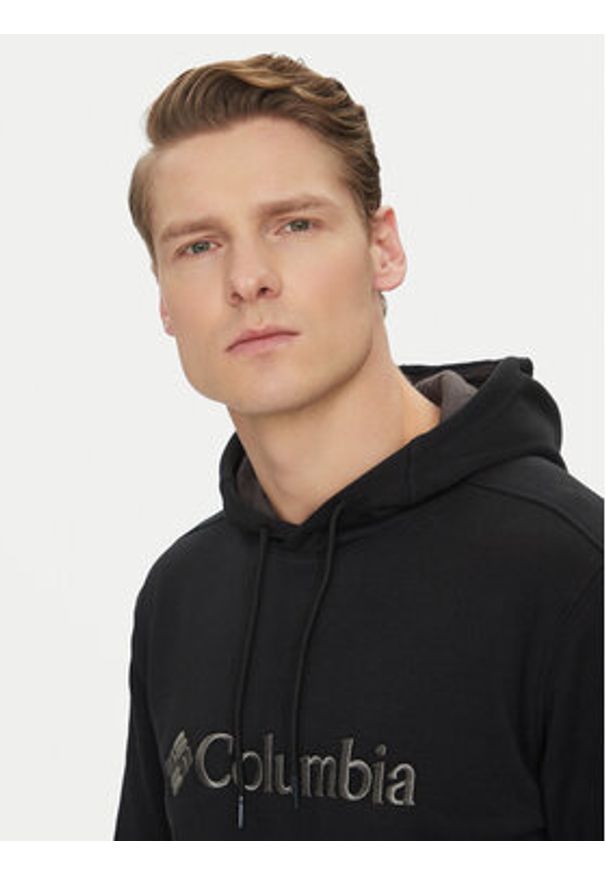 columbia - Columbia Bluza Csc Basic Logo II EM2179 Czarny Regular Fit. Kolor: czarny. Materiał: syntetyk, bawełna